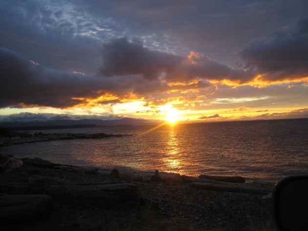 Sunset at Grassy Point